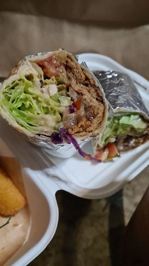 Kebab de seitán at Yecla 33 in Valencia