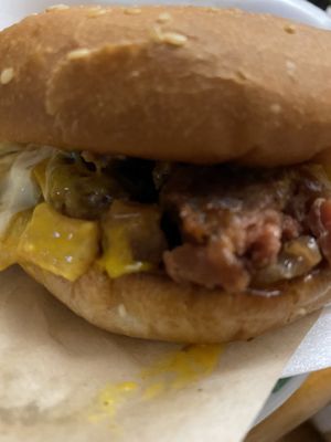 Vegan burger  at Yecla 33 in Valencia