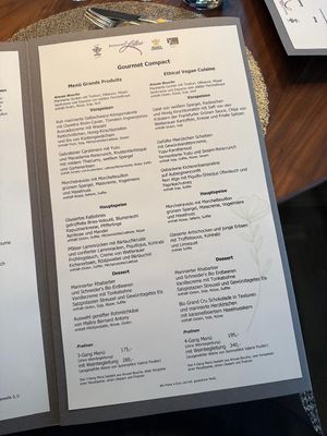 Menü (rechte Spalte)  at Lafleur in Frankfurt