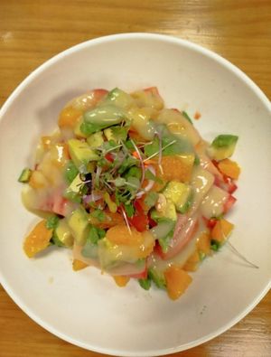 Ensalada con naranja at Doña Lola in Albacete