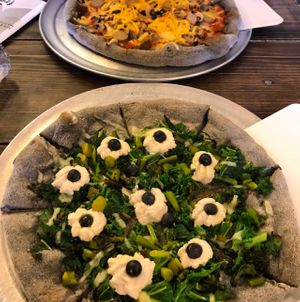 Ravenous Lumberjack (top) and Vegan Temptation (bottom) - Both delicious! at Picky Wops in East London