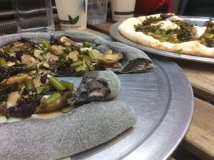 Stuffed crust option! at Picky Wops in East London