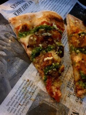 Parmagiana with added chicken at Picky Wops in East London