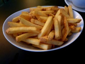 Fries at Picky Wops in East London