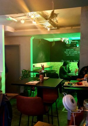 Interior at Picky Wops in East London