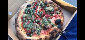 Victory with extra pesto at Picky Wops in East London
