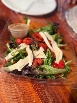 Salad that comes with panini at Antica Forma in Moab