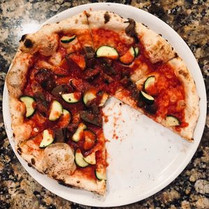 Vegetariana pizza at Antica Forma in Moab