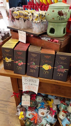 Barra sem lactose at Sabor Chocolate in Campos Do Jordao