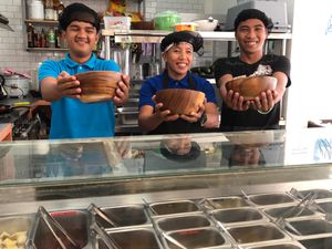 Smiley staff! at Kulay in Coron