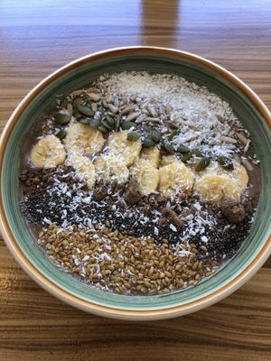 Peanut Butter Cacao Bowl at Kulay in Coron