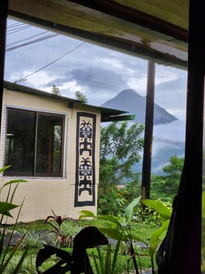 View from our room at Essence Arenal in El Castillo