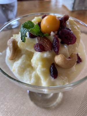 piña nice cream  at Essence Arenal in El Castillo