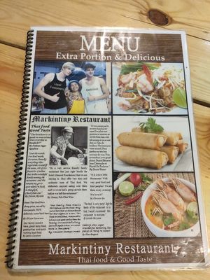 2019-12-16 start of menu map at Markintiny in Bangkok