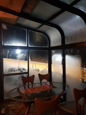 very cool site, should be popular in day time  at Fushya in Hakuba