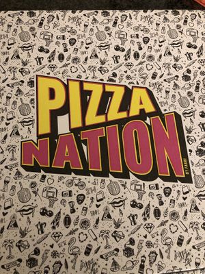 Sign  at Pizza Nation in Zurich