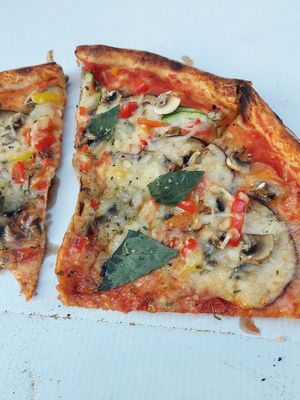 Pizza "Vegan Vegi" at Pizza Nation in Zurich