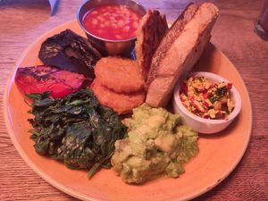 Full vegan breakfast at Balance in South East London