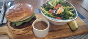 Impossible burger at Tarpon House in Fort Myers