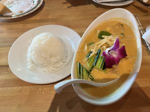 Red Curry without fish sauce  at Bangkok House Too in Moab