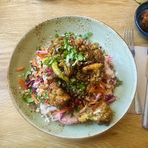 Cauliflower Shawarma Flatbread    at Boston Tea Party in Taunton