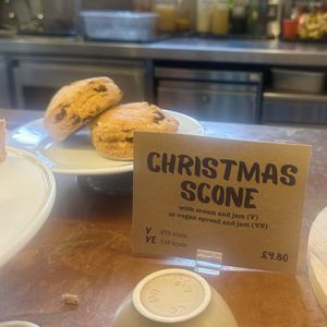 Christmas Scone  at Boston Tea Party in Taunton