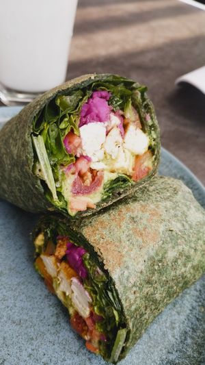 Wrap vegano at Smash Avocaderia y Cafe in Medellin