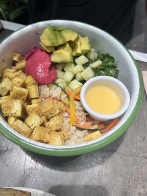 Vegan bowl (tofu)   at Smash Avocaderia y Cafe in Medellin