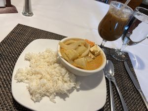 Massaman Curry (tofu)  at Pim's Thai Orchid in Lebanon
