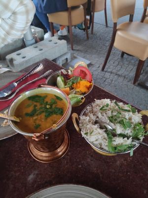34. Yellow Daal Tadka at Amrit in Berlin