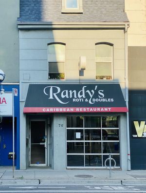 Storefront  at Randy's Roti in Toronto