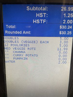   at Randy's Roti in Toronto