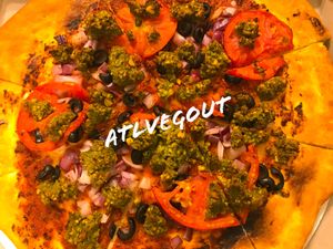 Falafel pizza  at Food Garrage in Lawrenceville