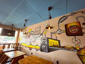 Wall art at Food Garrage in Lawrenceville