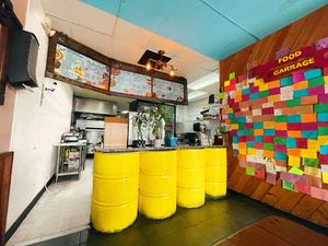 Garage theme at Food Garrage in Lawrenceville