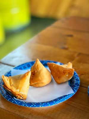 Samosas at Food Garrage in Lawrenceville
