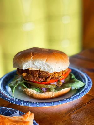 Veggie Patty at Food Garrage in Lawrenceville