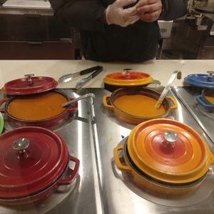 Sauces / curries at Dalup Modern Indian in New York City