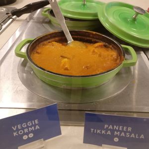 Items clearly labeled at Dalup Modern Indian in New York City