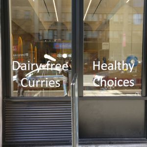 Window at Dalup Modern Indian in New York City