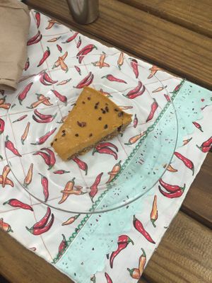 The best raw cake ever!!!!!!  at MacroBio in Florianopolis