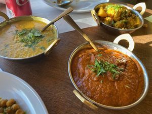 Different Curries at Indian Grill in San Leandro
