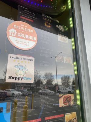 HappyCow Decal Spotted 👀🌱💕 #Veganuary at Indian Grill in San Leandro