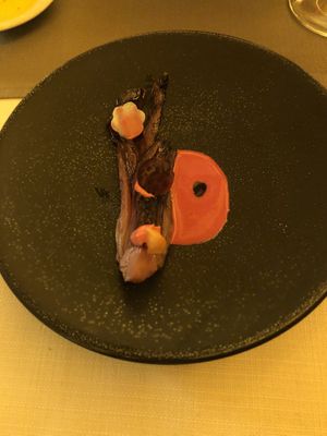 Bok Choy in a lovely sauce at La Table d'Adrien in Verbier