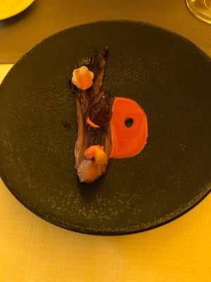 Great mushroom thing at La Table d'Adrien in Verbier