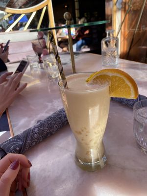 orange julius with coconut milk  at Morning Glory in San Diego