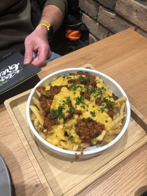 Chili cheese fries   at King of Greens in Leonberg