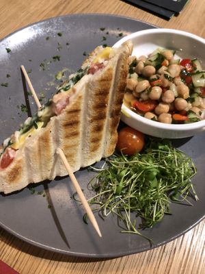 Grilled Cheese sandwich (one left haha)  at King of Greens in Leonberg