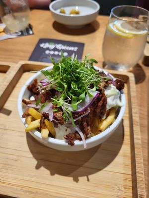 Kebab fries at King of Greens in Leonberg