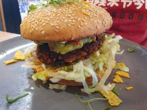 Beans Burger at King of Greens in Leonberg